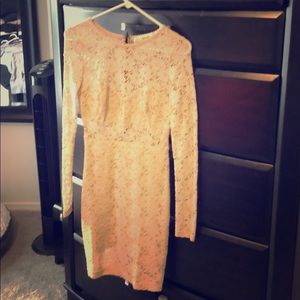 Long sleeve lace dress